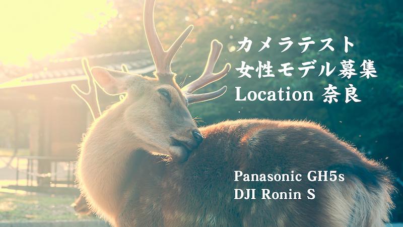 動画カメラテスト 女性モデル募集in奈良 映画製作 映画制作 シネマプランナーズ